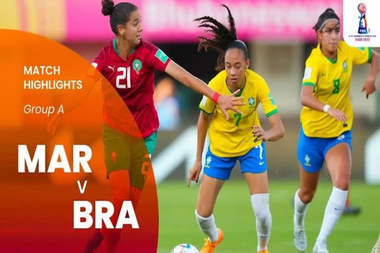 FIFA U-17 Womens World Cup: ଉଦଘାଟନୀ ମ୍ୟାଚରେ ମରକ୍କୋକୁ ହରାଇଲା ବ୍ରାଜିଲ