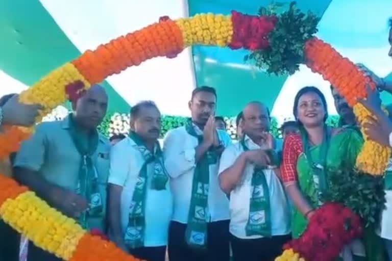 bjd held jan sampark pada yatra in dhamnagar bhadrak