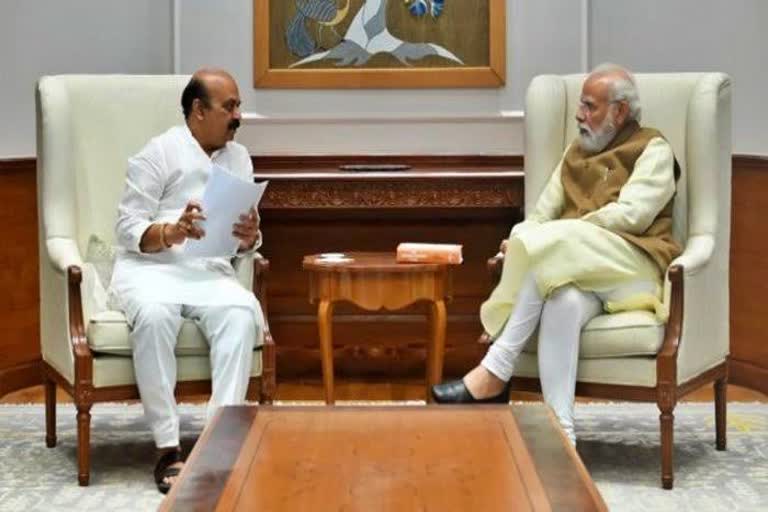 CM Basavaraj Bommai and PM Narendra Modi