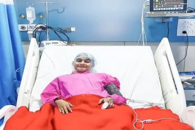 Successful open heart surgery of pregnant woman  ഗർഭിണിയായ സ്‌ത്രീക്ക് തുറന്ന ഹൃദയ ശസ്‌ത്രക്രിയ  തുറന്ന ഹൃദയ ശസ്‌ത്രക്രിയയ്‌ക്കൊപ്പം പ്രസവവും  ജോധ്‌പൂരിൽ ഗർഭിണിയ്‌ക്ക് സങ്കീർണ ശസ്‌ത്രക്രിയ  ദേശീയ വാർത്തകൾ  മലയാളം വാർത്തകൾ  national news  malayalam news  Successful open heart surgery in rajasthan  doctors saved two lives simultaneously rajasthan  open heart surgery of pregnant woman  ശസ്‌ത്രക്രിയ വിജയകരമായി പൂർത്തിയാക്കി  തുറന്ന ഹൃദയ ശസ്‌ത്രക്രിയ