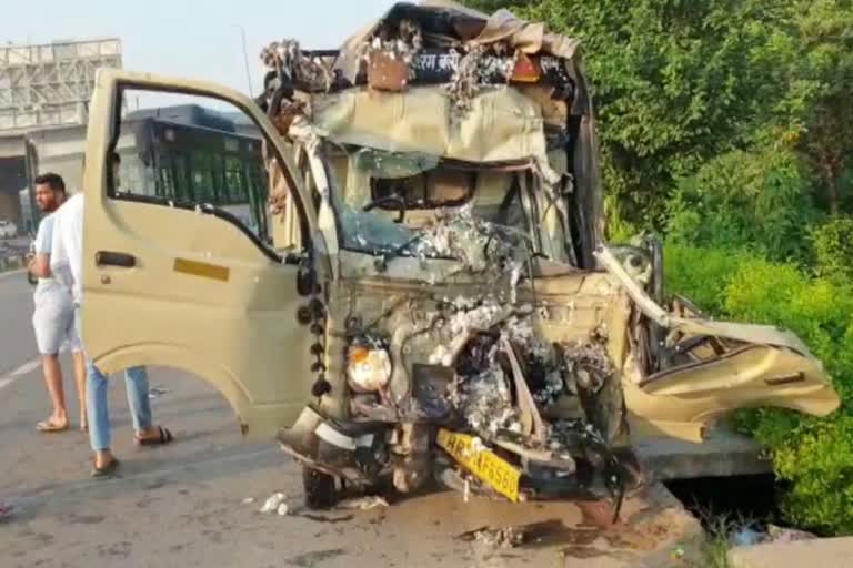 road accident in gurugram