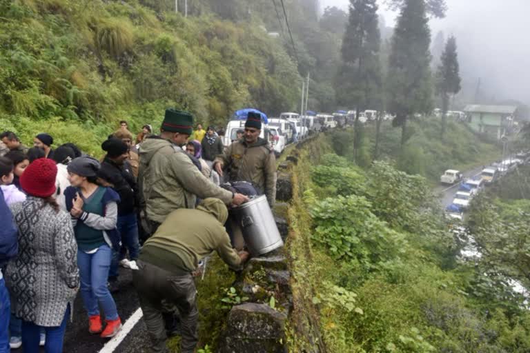 Rain causes landslides in Sikkim