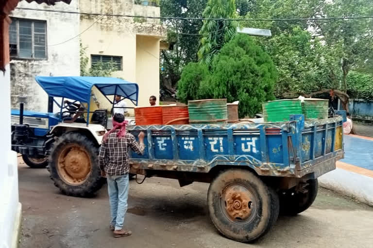 fake petrol business in giridih gandey