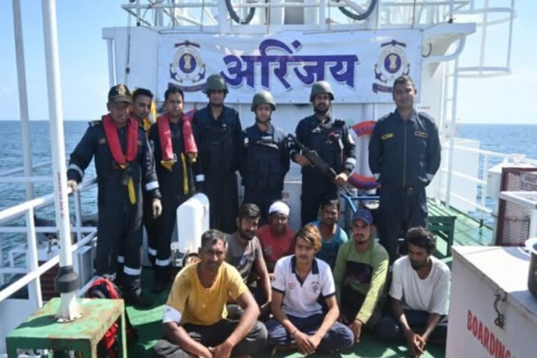 Indian Coast Guard frees six Indian fishermen from Pakistani captivity in high seas along maritime border