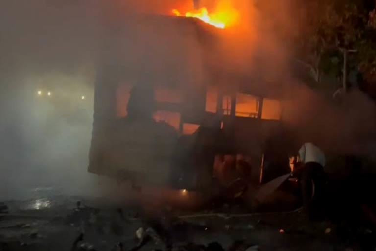 Nashik Bus Burning Update