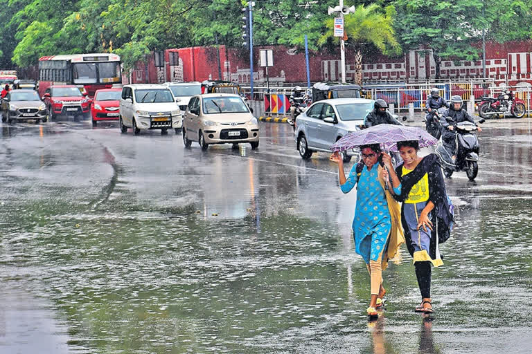 హైదరాబాద్‌లోని పలు ప్రాంతాల్లో వర్షం