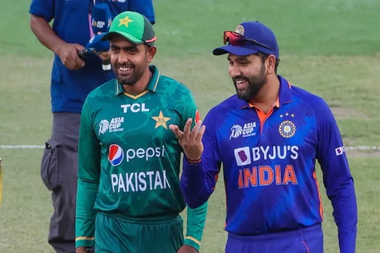 Rohit Sharma on India vs Pakistan match  India vs Pakistan  Rohit Sharma  T20 world cup  Babar azam  രോഹിത് ശര്‍മ  ഇന്ത്യ പാക് മത്സരങ്ങളെക്കുറിച്ച് രോഹിത് ശര്‍മ  ബാബര്‍ അസം  ടി20 ലോകകപ്പ്  ഇന്ത്യ vs പാകിസ്ഥാന്‍  പാക് താരങ്ങളുമായി സൗഹൃദമെന്ന് രോഹിത് ശര്‍മ