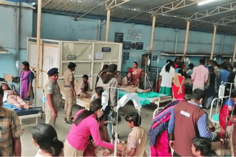 All the 67 students of a Corporation middle school in Krishnagiri are recuperating in a government hospital where they were being treated for being exposed to a suspected gas leak from a septic tank in the school premises.