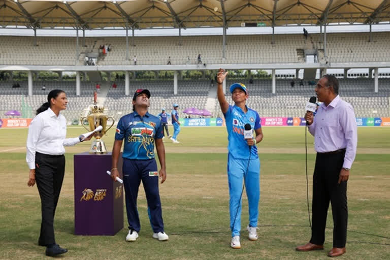 Women's Asia Cup final , Sri Lanka win toss, opt to bat against India