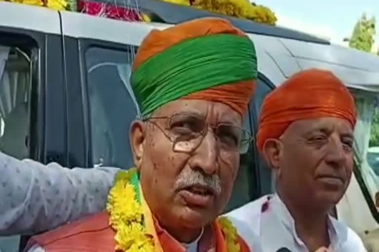 Arjun Ram Meghwal Targets Congress