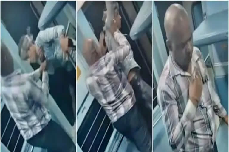 WB: Man pushed off from running train by co-passenger