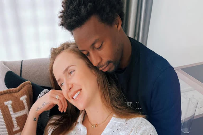 Gael Monfils  Elina Svitolina  Monfils and Elina announce birth of first child  Elina Svitolina twitter  ഗെയ്ൽ മോൺഫിൽസ്  എലീന സ്വിറ്റോലിന  സ്‌കായ് മോൺഫിൽസ്  Skai Monfils