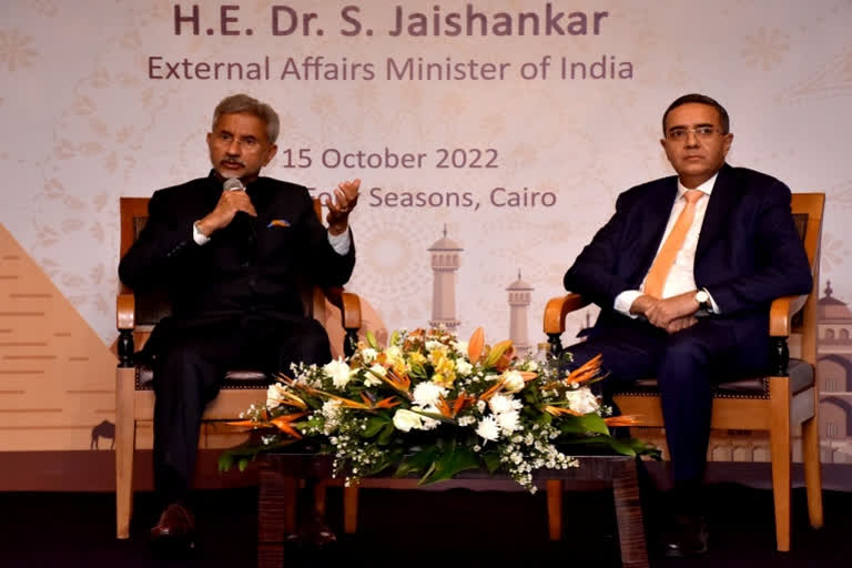 Jaishankar meets Indian diaspora in Egypt