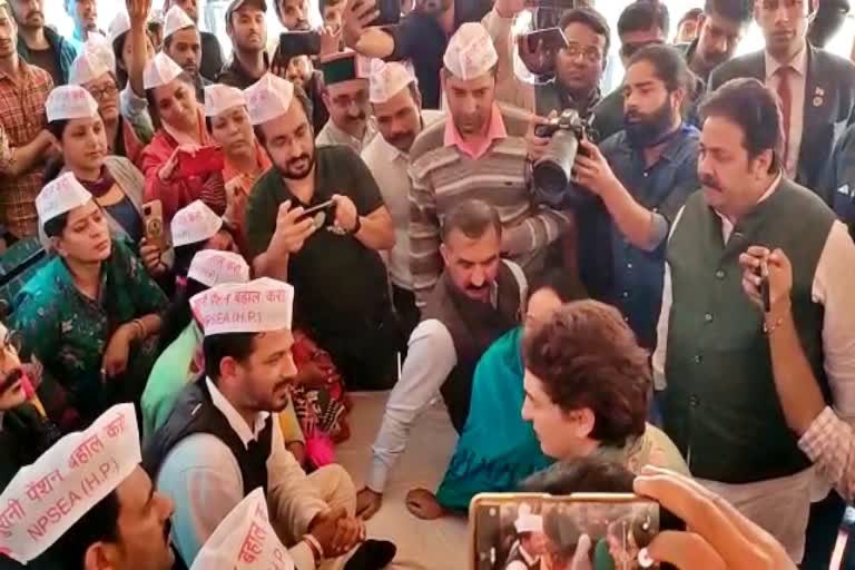 Priyanka Gandhi rally in Solan