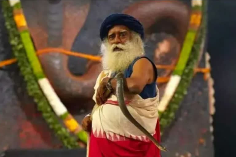 Complaint filed against Sadhguru for displaying illegally captured snake at event