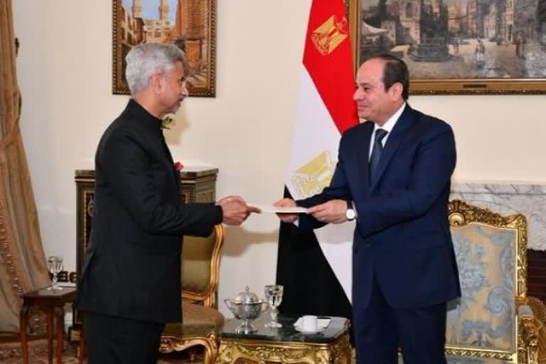 External Affairs Minister Jaishankar meets Egyptian President Sisi