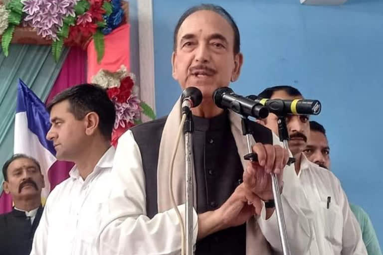 Azad calls for restoration of statehood to J-K ahead of assembly polls