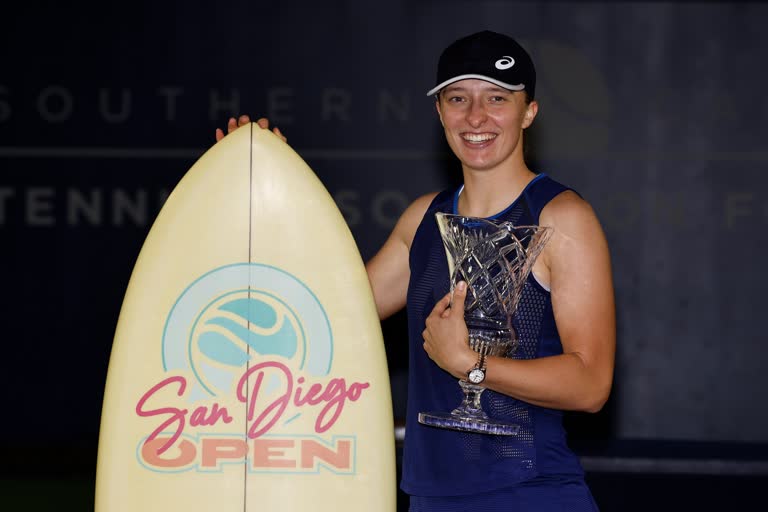 Iga Swiatek  Iga Swiatek beats Donna Vekic  San Diego Open  Iga Swiatek clinches San Diego Open title  ഇഗ സ്വിറ്റെക്  ഇഗ സ്വിറ്റെകിന് സാൻ ഡിയാഗോ ഓപ്പൺ  സാൻ ഡിയാഗോ ഓപ്പൺ  ഡോണ വെക്കിച്ച്