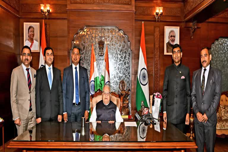 Five Indian ambassadors met Governor,  tourism in Rajasthan were discussed