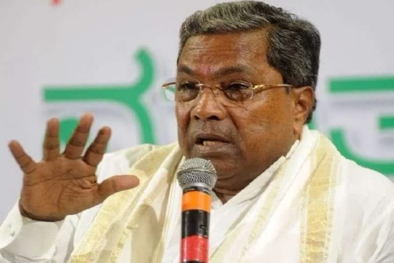 Opposition leader Siddaramayya