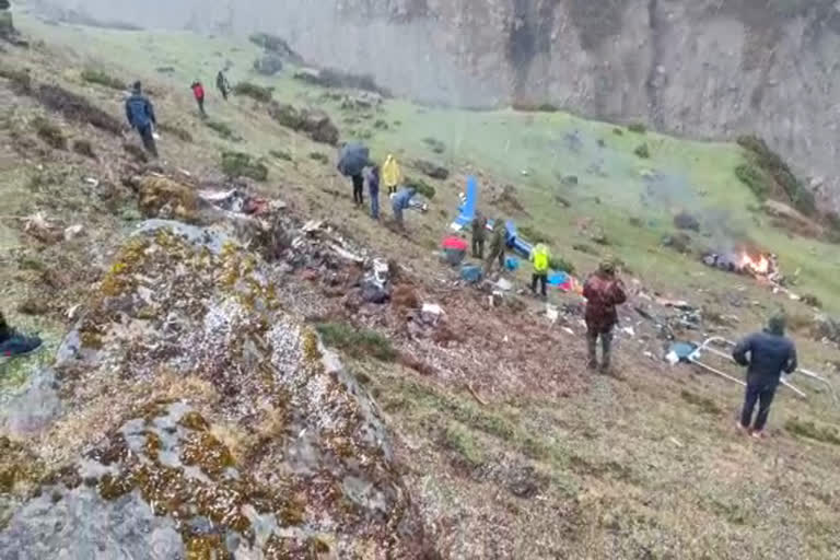 Helicopter crash in Kedarnath