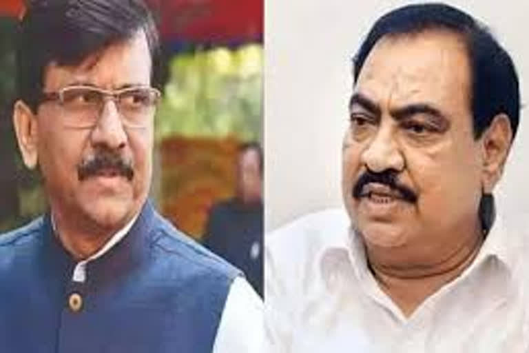 Eknath Khadse Sanjay Raut Meeting