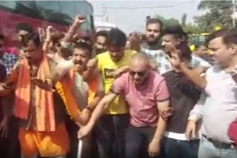 Protests in Jammu against killing of two migrant labourers by terrorists