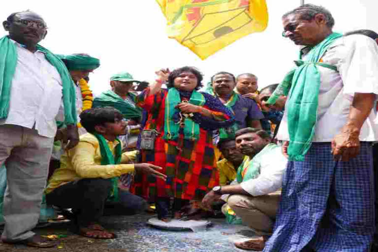 Maha Padayatra in Anaparthi