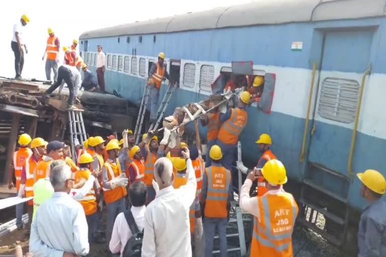 mock drill to rescue at train accident in jharsuguda