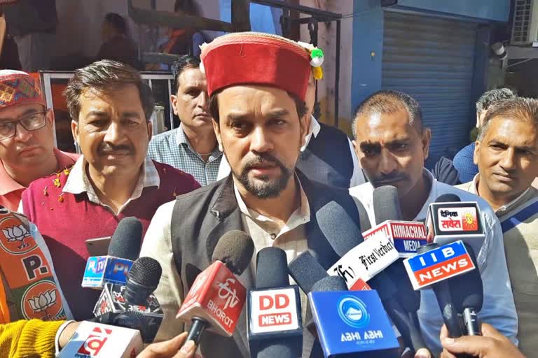 anurag thakur on CM face in himachal