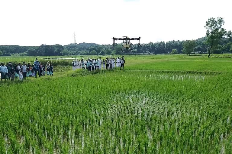 കൃഷി നൂതാനമാക്കാന്‍ ഡ്രോണുകള്‍  Drones to become widespread  സാമ് എന്ന പദ്ധതി  വളപ്രയോഗത്തിനും ഇനി ഡ്രോണുകൾ  SAM program  drones awareness campaign  agricultural news  കാര്‍ഷിക വാര്‍ത്തകള്‍  ഡ്രോണ്‍ കാര്‍ഷിക മേഖലയില്‍  സബ്‌സിഡിയില്‍ കാര്‍ഷിക ഡ്രോണ്‍