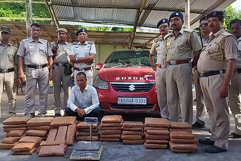 Cannabis seized in Tripura today