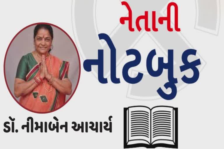 5 વખત ધારાસભ્ય રહી ચૂકેલા ડૉ નીમાબેન આચાર્યની રાજકીય સફર, જોઇએ આ નેતાની નોટબૂકમાં વધુ શું છે