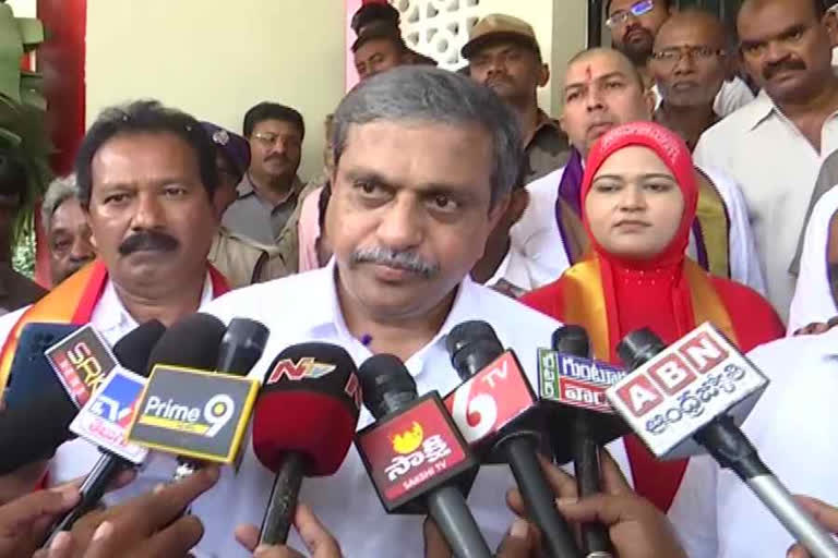 SAJJALA COMMENTS ON POLITICS