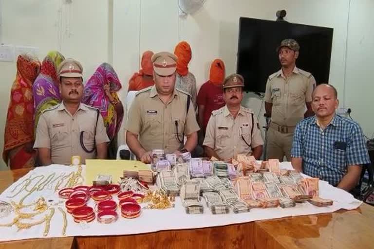 brown sugar and worth lakhs of rupees jewelry seized in  khordha