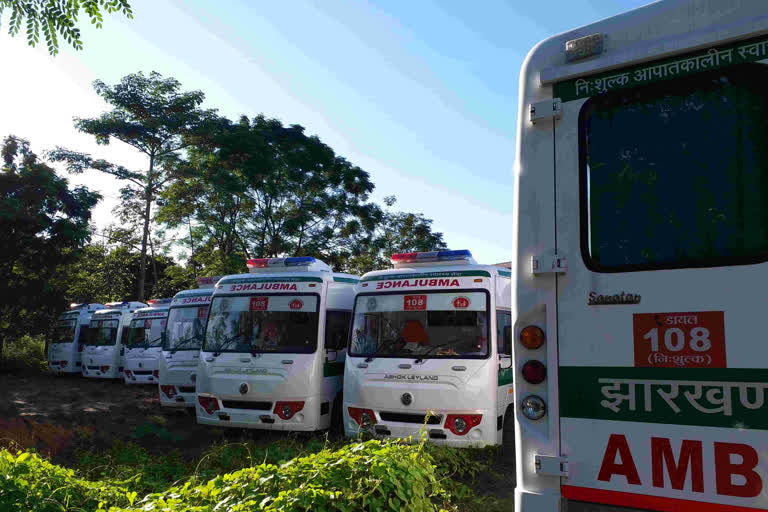 200 new ambulances IN Jharkhand