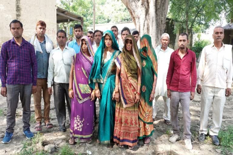 अलीगढ़ में दहेज की लिए गर्भवती नवविवाहिता की गला दबाकर हत्याकर ससुरालीजन घर से फरार हो गए