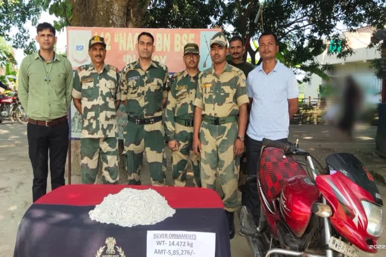 BSF seizes 14 kg silver jewelery