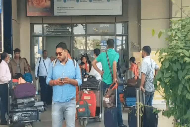 पटना एयरपोर्ट पर यात्रियों की संख्या में हुई बढ़ोतरी