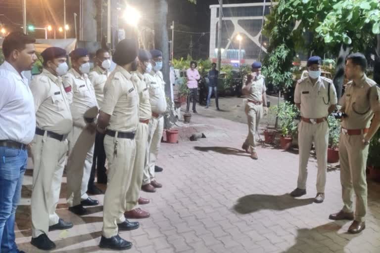 Raipur Police on alert mode