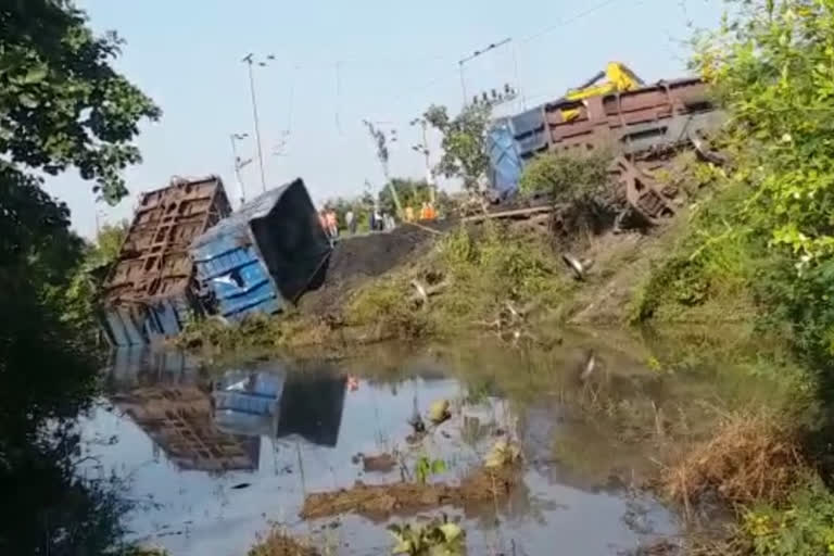 Maharashtra: Goods train derailed near Malkhed in Amravati