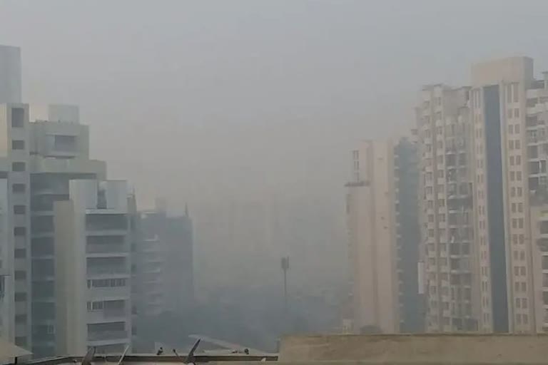 Etv Bharatદિવાળી પહેલા જ દિલ્હી NCRની 'હવા' ખરાબ, ઘણા વિસ્તારો રેડ ઝોનમાં