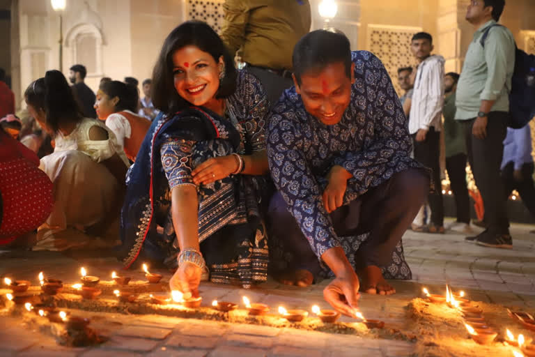 1 lakh 11 thousand lamps Mahakal Lok