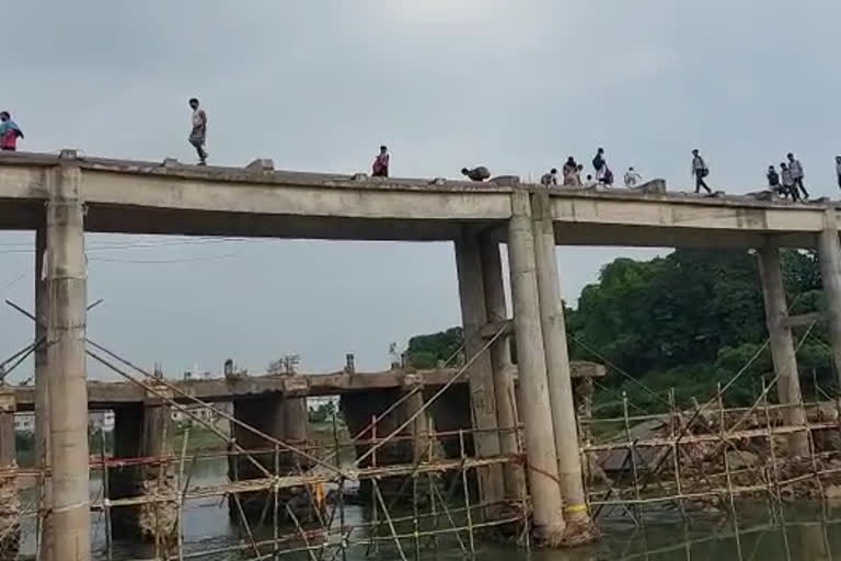 Bamboo bridge