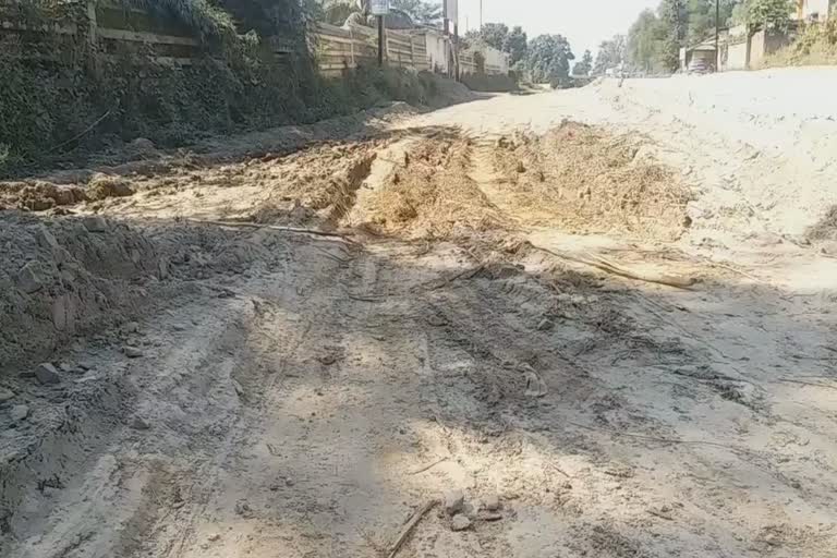 Roads of Surguja in bad condition