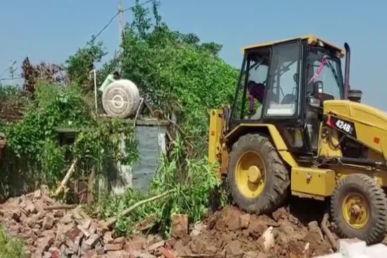 demolition of land for ring road in subarnapur