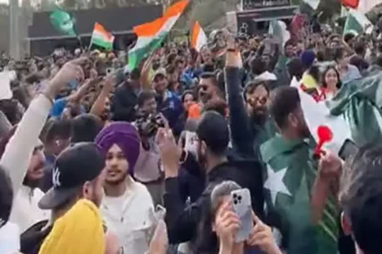 Watch: Divided by countries, united by music, Indo-Pak fans groove over 'Ishq Tera Tadpave' outside MCG