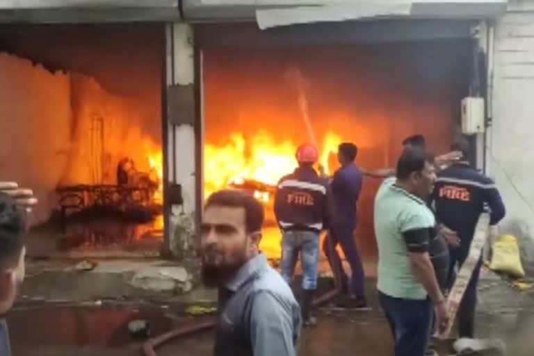 Fire breaks out in godown of RO Plant in Vadodara