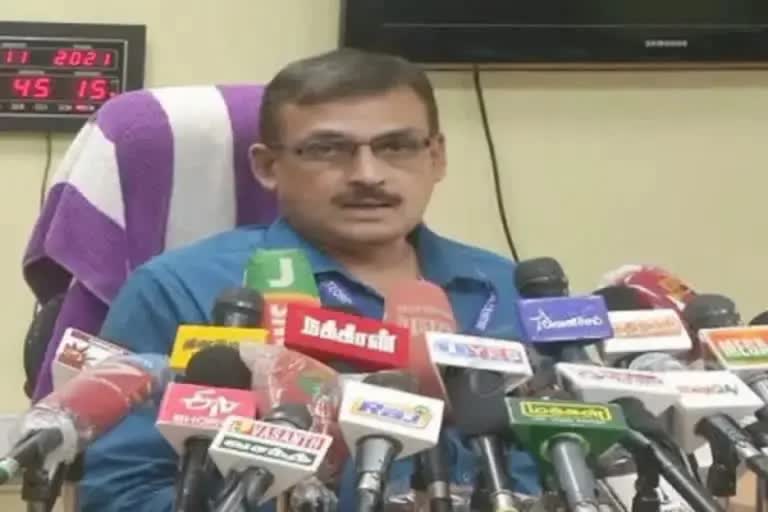 வானிலை ஆய்வு மைய தென்மண்டல தலைவர் பாலச்சந்திரன் செய்தியாளர் சந்திப்பு