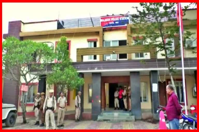 DIG Brajenjit Sinha In Nalbari Police Station